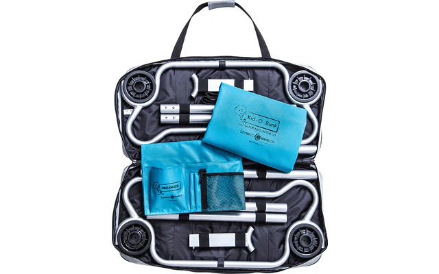 Disc-O-Bed Kid-O-Bed Einzelbett Runder Rahmen Ohne Seitentasche - Blau 2 Disc-O-Bed Kid-O-Bed Einzelbett Runder Rahmen Ohne Seitentasche - Blau – Bild 2