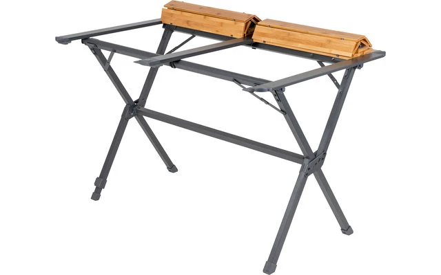 Bo-Camp Urban Outdoor Maryland Bambus Alu Rolltisch 2 Bo-Camp Urban Outdoor Maryland Bambus Alu Rolltisch – Bild 2