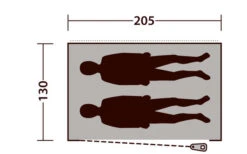 Outwell Freistehendes Innenzelt Blau -Zelt & Komfort 439200 3116115