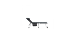 Crespo AA-363 Lounger Air Elite Liegestuhl Dunkelgrau
