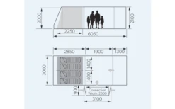 Dometic Rarotonga DA FTT 401 AIR TC LH Aufblasbares Driveaway Vorzelt 3 M Modell Links -Zelt & Komfort 707879 4802012