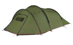 High Peak Falcon 4 LW Lightweight 4 Personen Tunnelzelt Aluminium Gestänge Olive/rot -Zelt & Komfort 733376 4904132