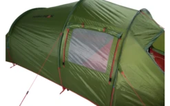 High Peak Falcon 4 LW Lightweight 4 Personen Tunnelzelt Aluminium Gestänge Olive/rot -Zelt & Komfort 733379 4904138