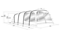 Outwell Avondale 5PA Tunnelzelt -Zelt & Komfort 737546 4971980