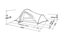 Robens Challenger 3XE Tunnelzelt Grün -Zelt & Komfort 771890 5131130