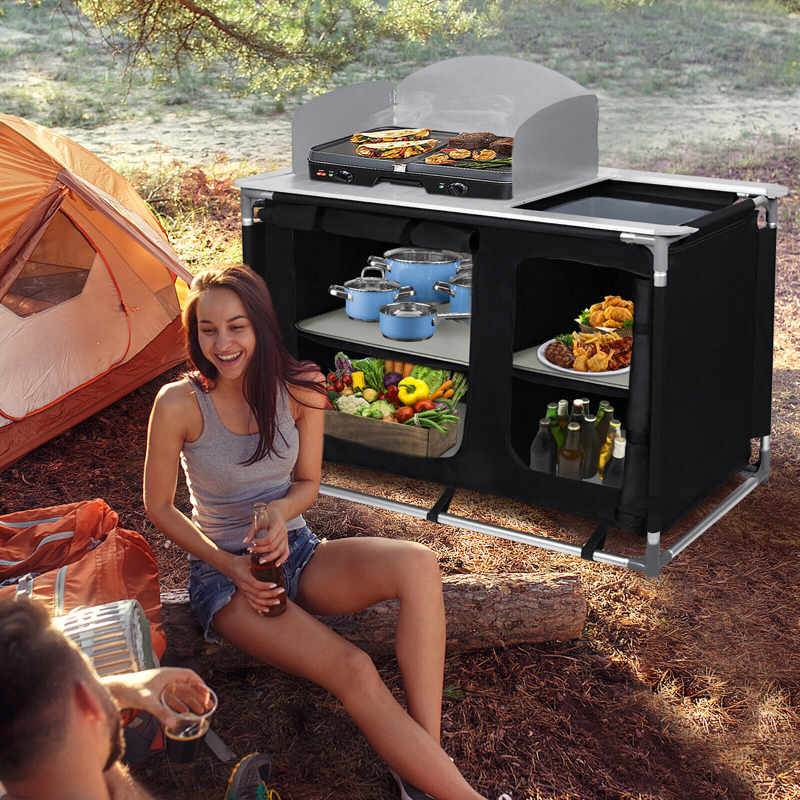 Lagerfeuer 51 Lagerfeuer -Zelt & Komfort s l1600